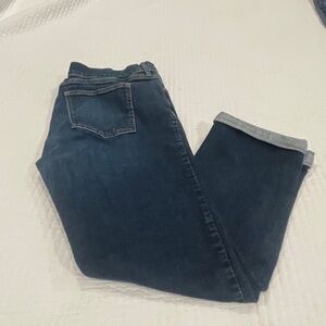 Banana Republic Girlfriend Jean Dark Wash Cropped - Size 12